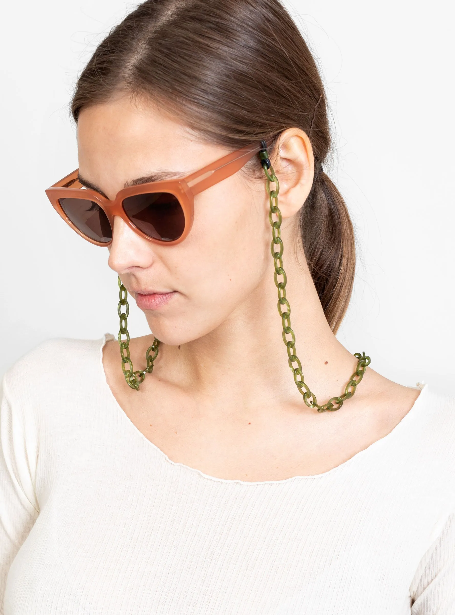 Smiley Mini Glasses Chain Dusk Blue