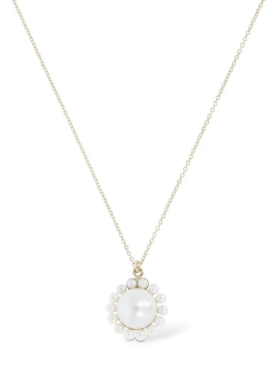 Sophie Bille Brahe   Jeanne Simple 14kt &amp; pearl necklace 