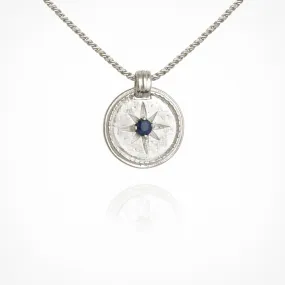 Stella Necklace - Silver Crossbrushed