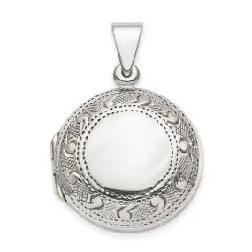 Sterling Silver Circle Locket
