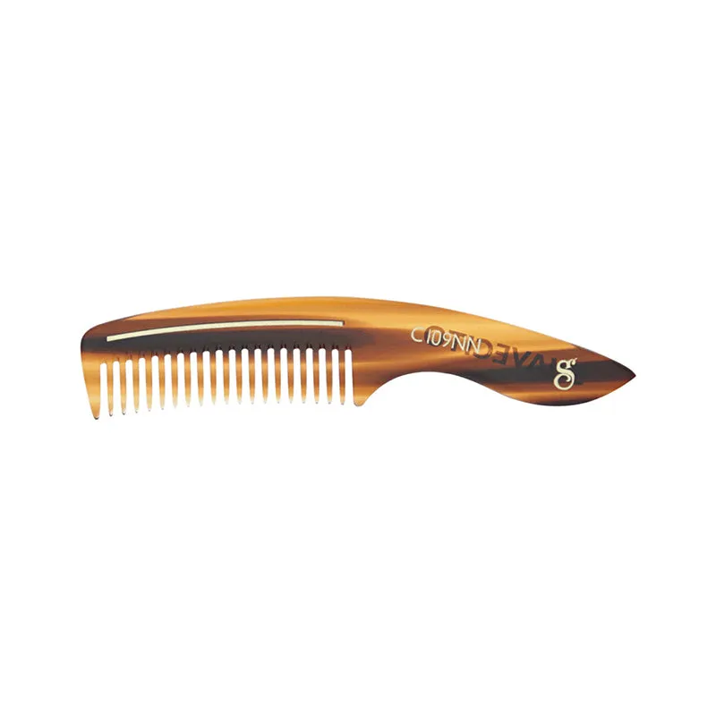 Suavecito - Deluxe Handle Beard Comb, Amber