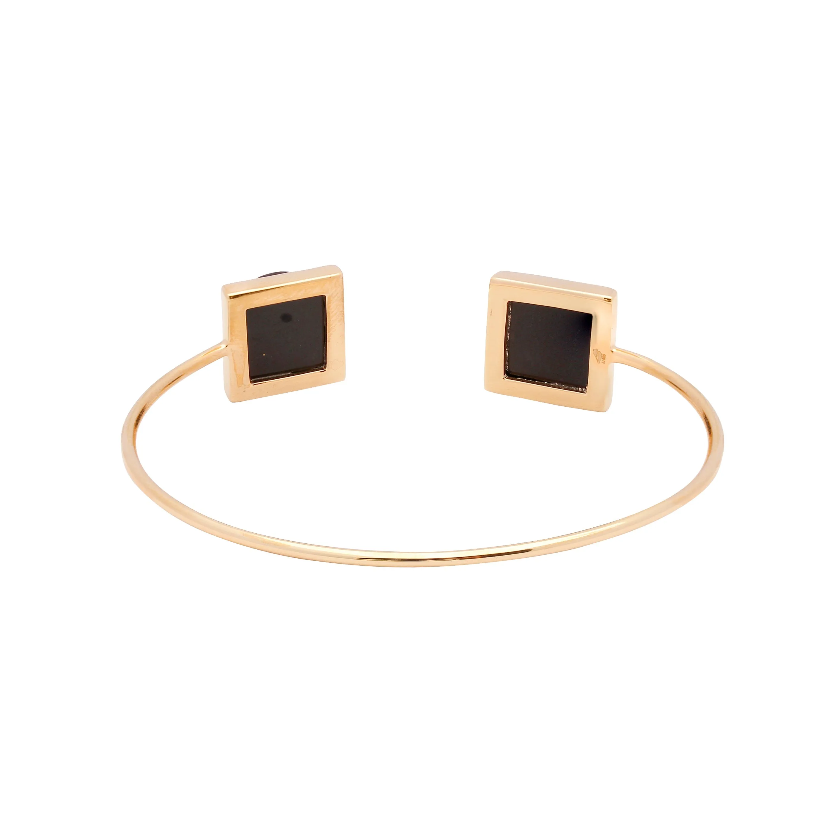 Tanit Carved Onyx Stone Bangle