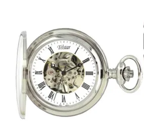 Telstar P9020 CSW pocket watch skeleton works 33979