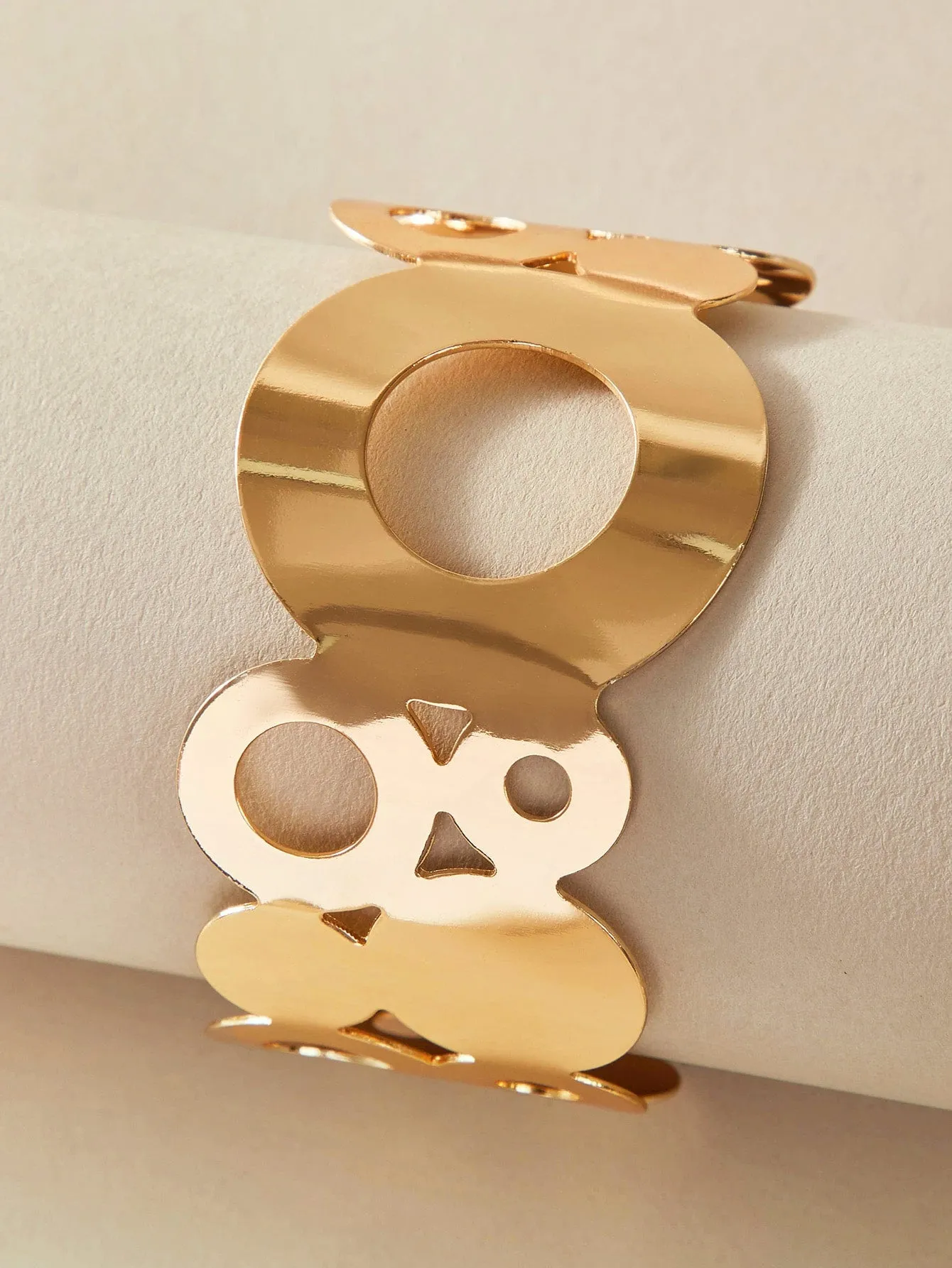 Temperament Fashion Alloy Glossy Women's Open Bracelet
