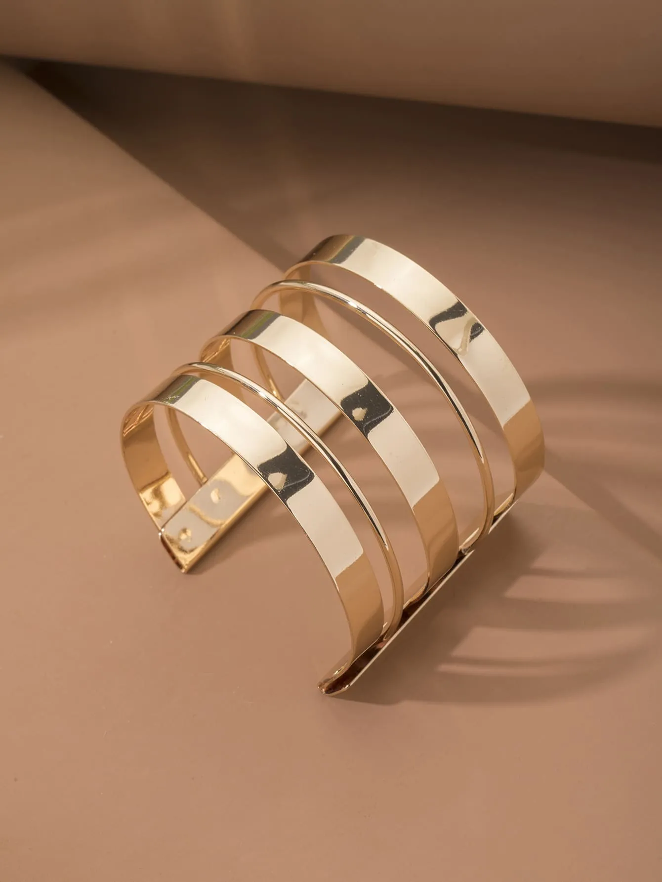 Temperament Fashion Alloy Glossy Women's Open Bracelet