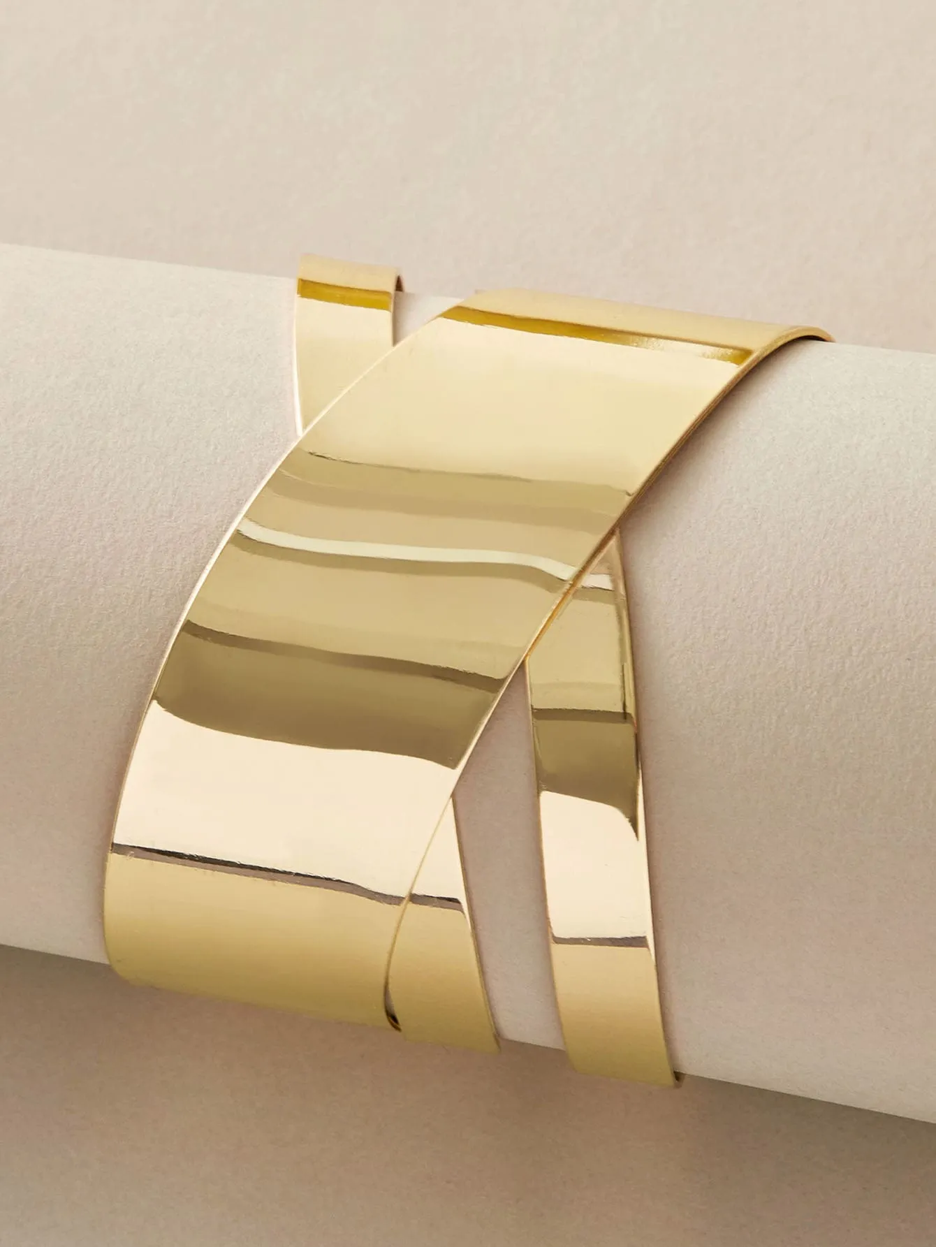 Temperament Fashion Alloy Glossy Women's Open Bracelet