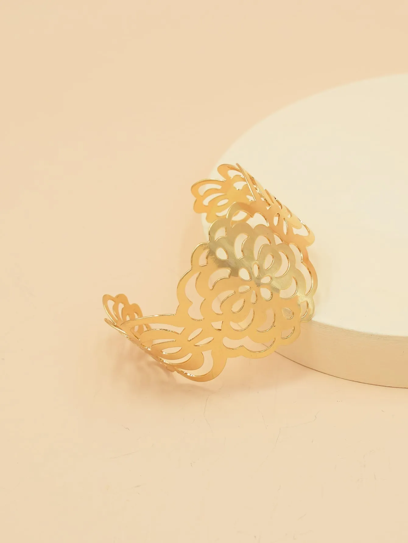 Temperament Fashion Alloy Glossy Women's Open Bracelet