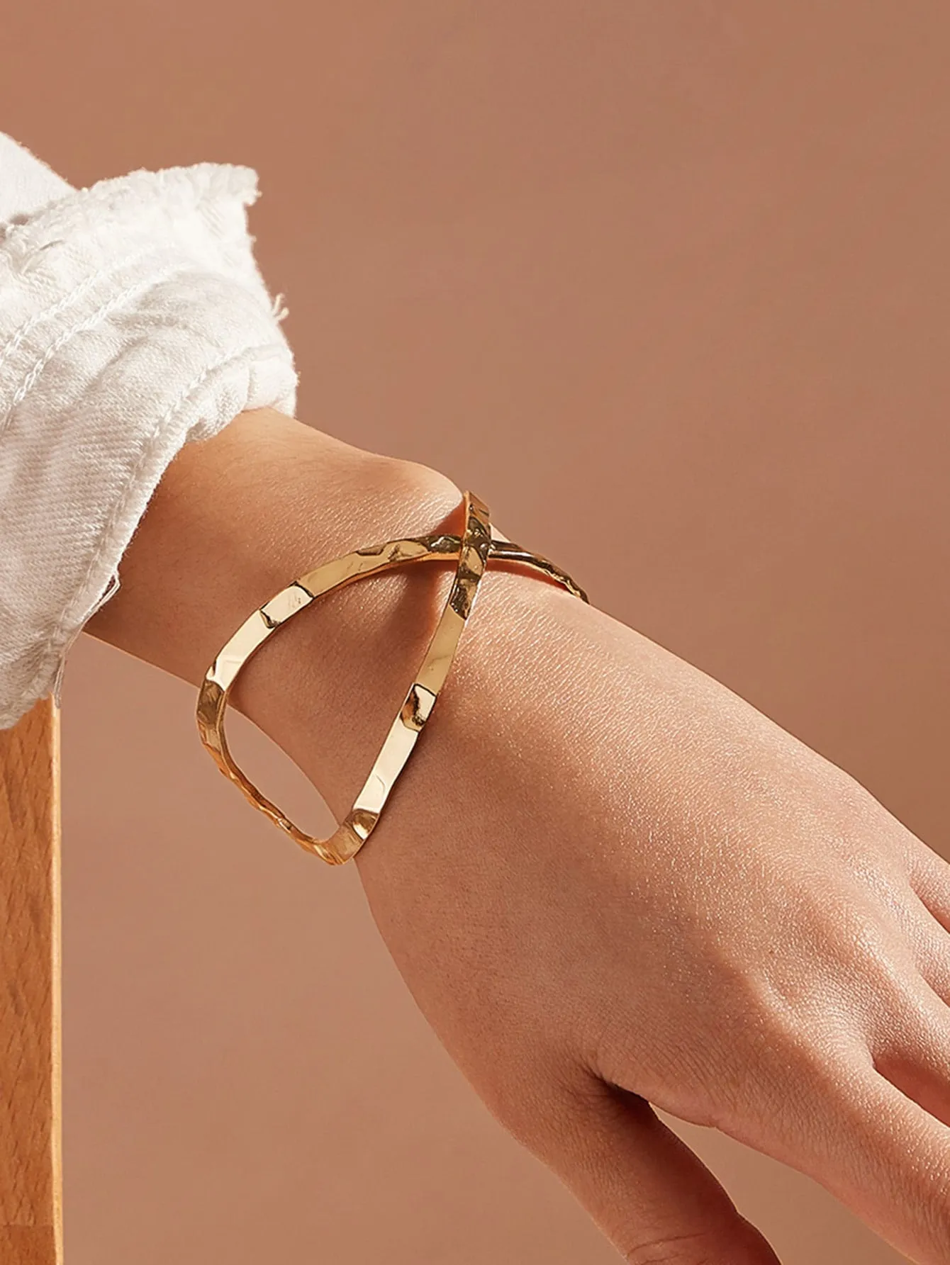 Temperament Fashion Alloy Glossy Women's Open Bracelet