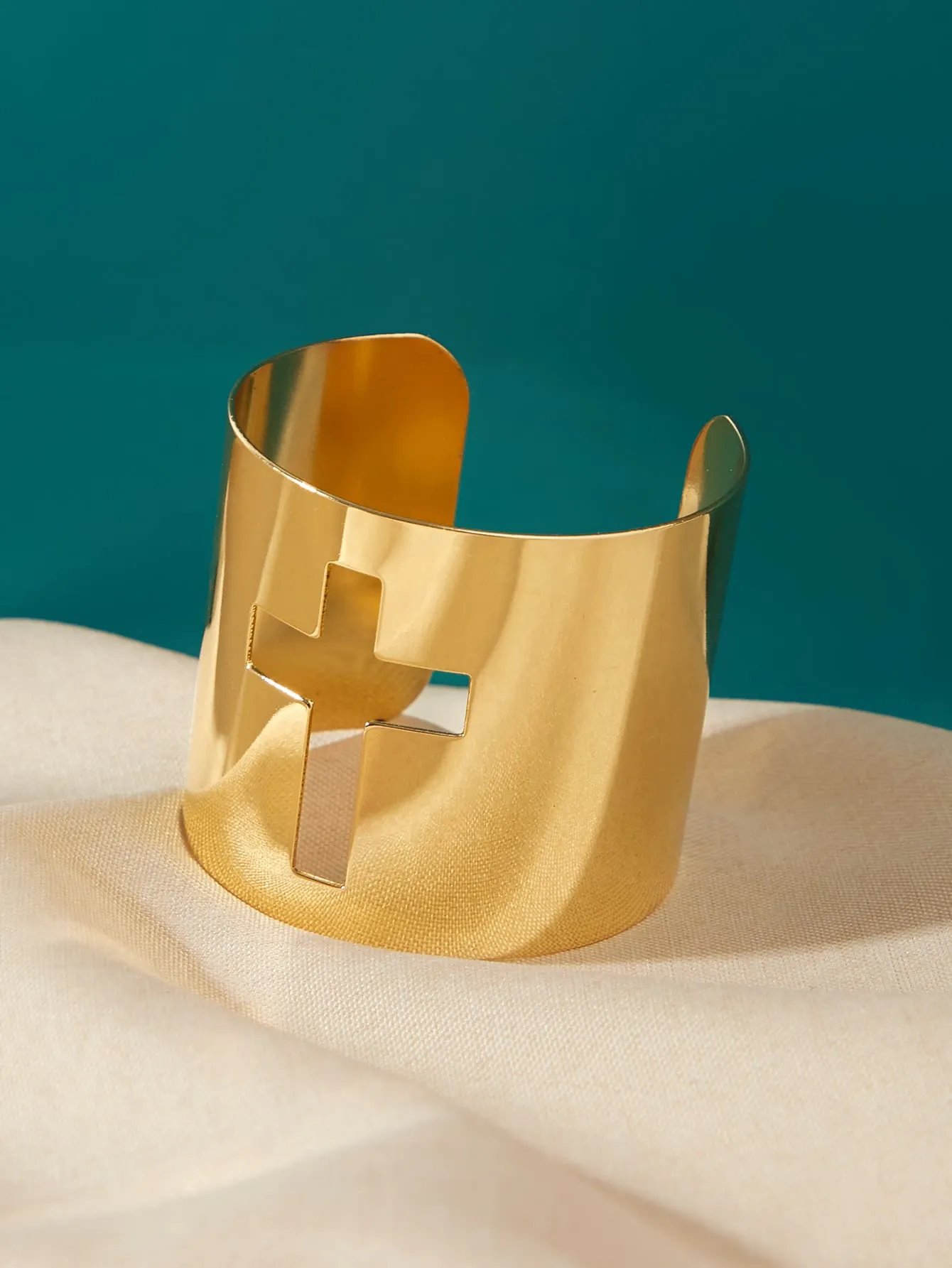 Temperament Fashion Alloy Glossy Women's Open Bracelet