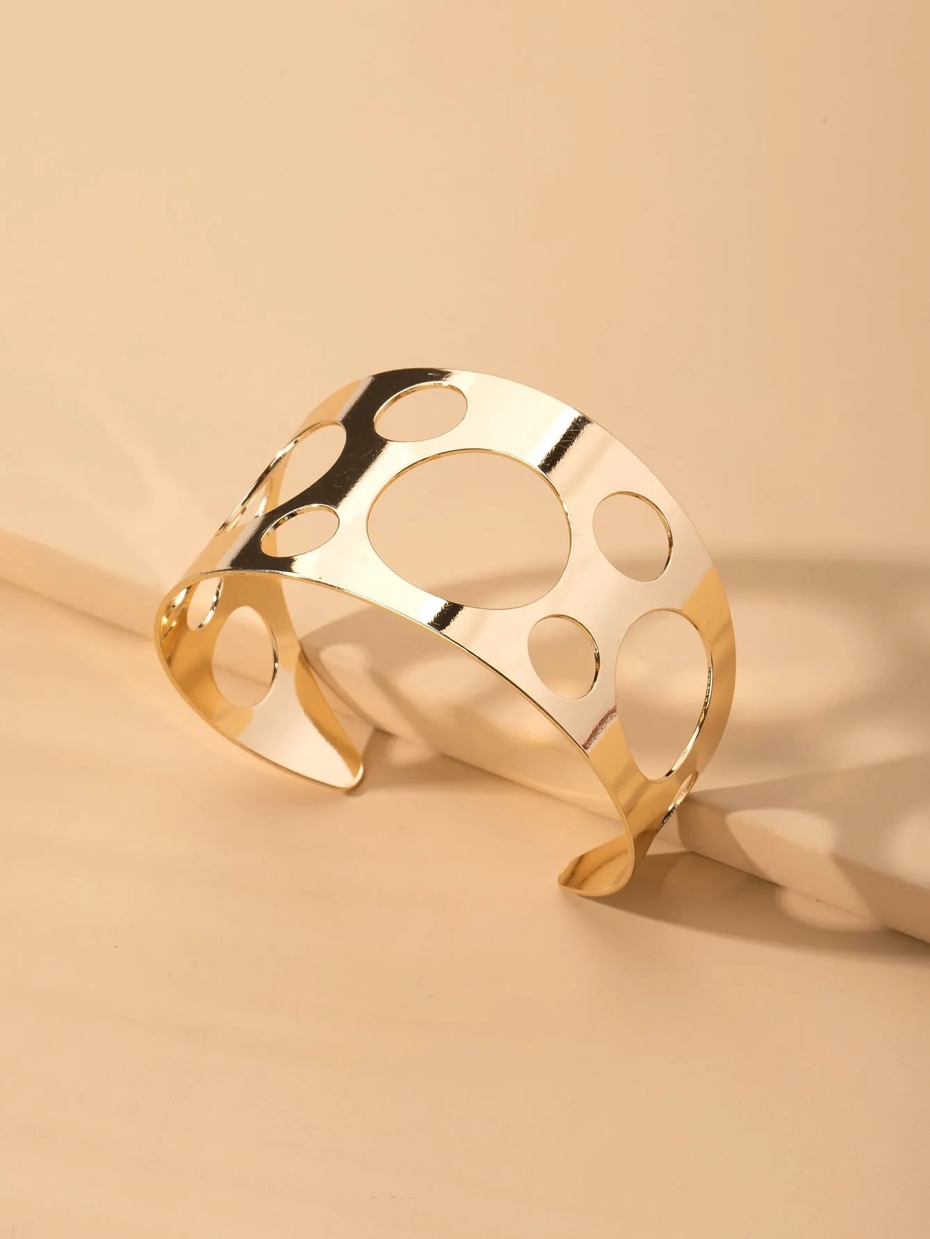 Temperament Fashion Alloy Glossy Women's Open Bracelet