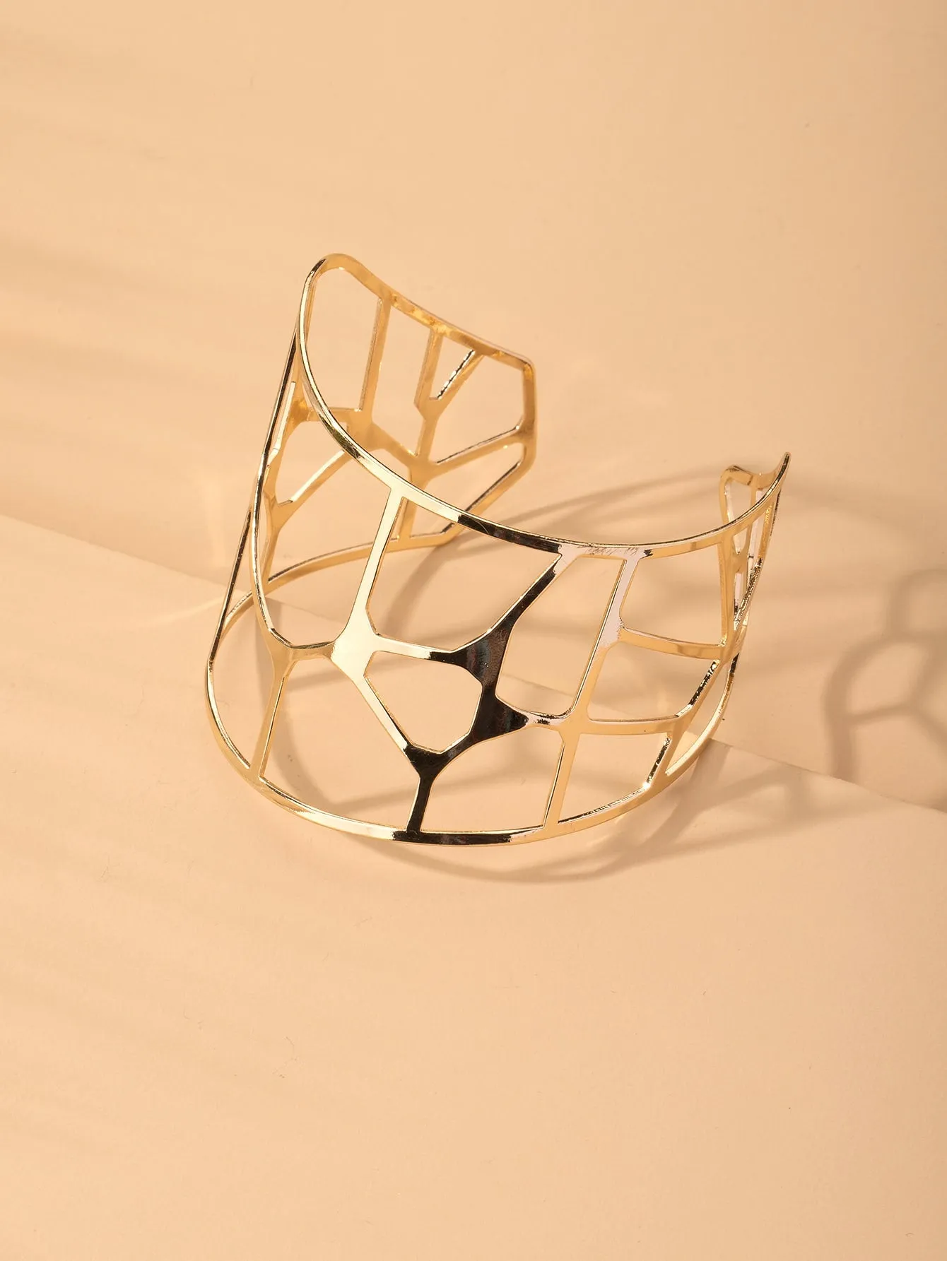 Temperament Fashion Alloy Glossy Women's Open Bracelet