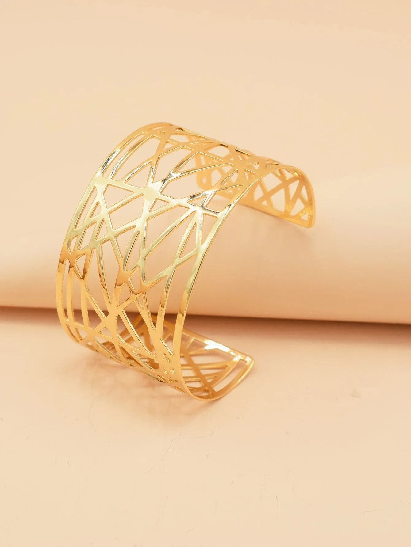 Temperament Fashion Alloy Glossy Women's Open Bracelet