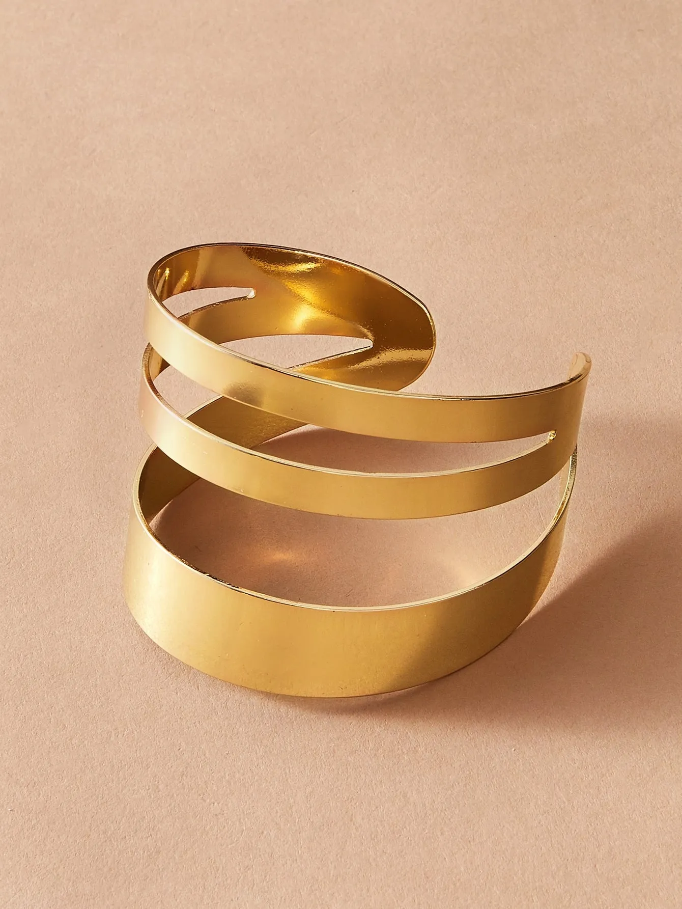 Temperament Fashion Alloy Glossy Women's Open Bracelet
