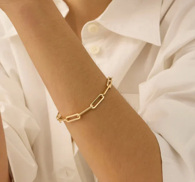 The Slim Chain Bracelet in Gold