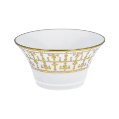 Tiara White & Gold Cereal Bowl
