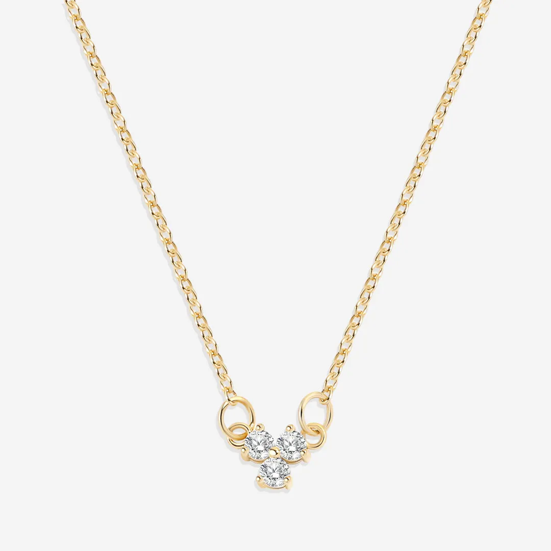 Trinity Diamond Pendant Necklace