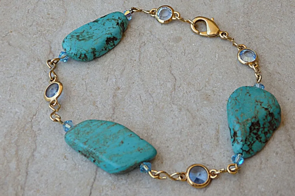 Turquoise Tassel Necklace