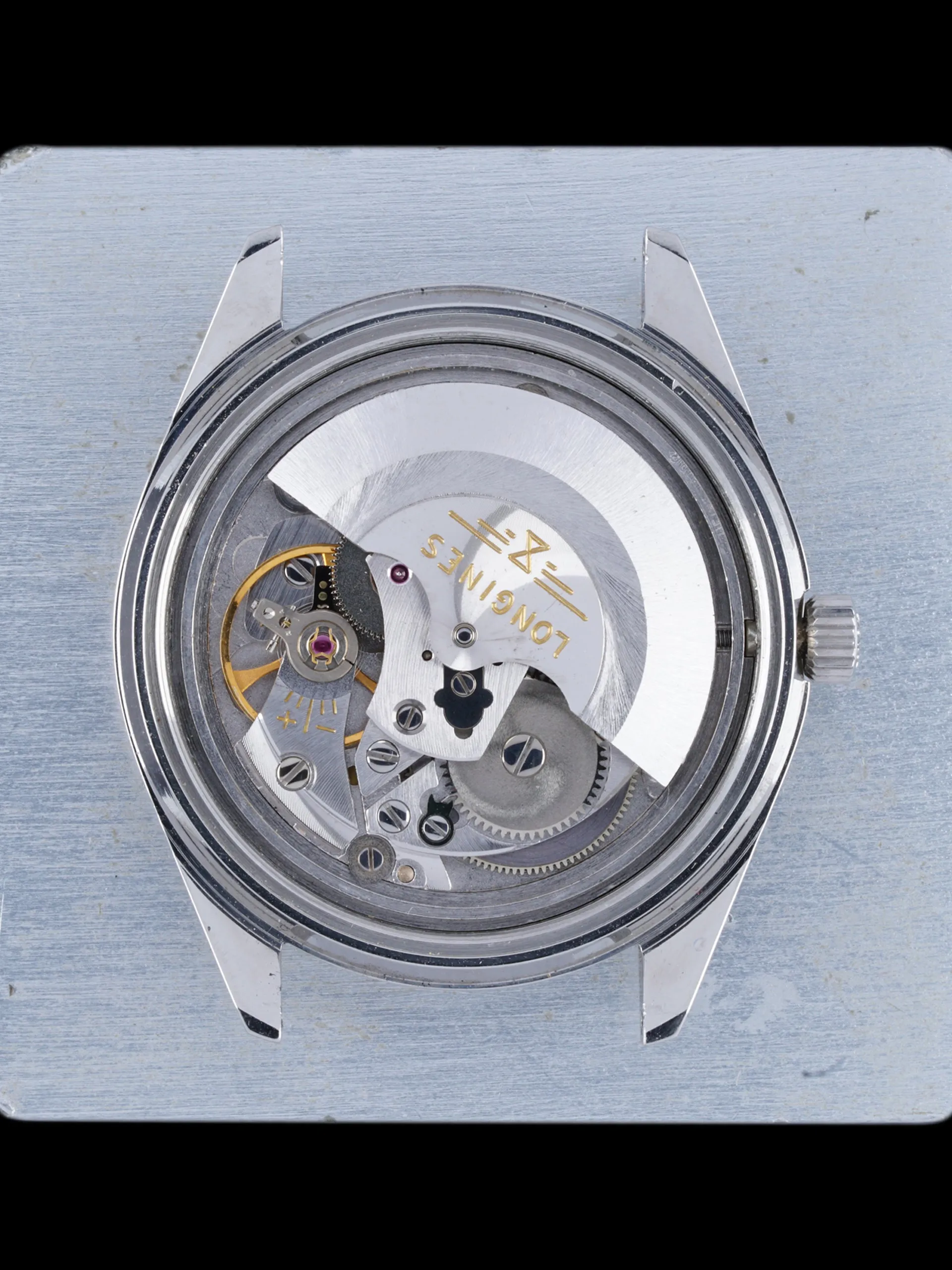 *Unpolished* 1969 Longines Admiral 5-Star (Ref. 8336 5) W/ Original Stap, Buckle, & Box