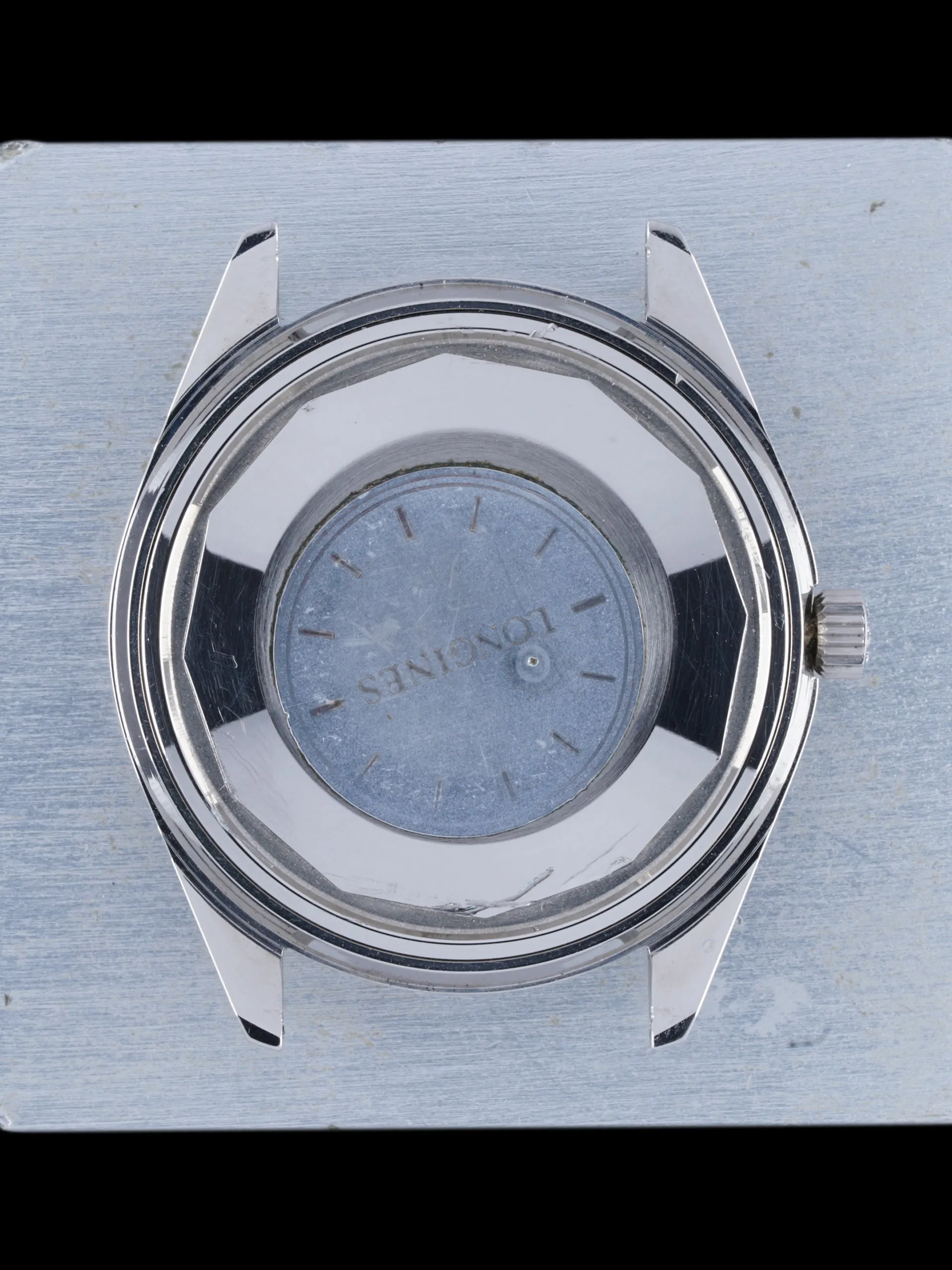 *Unpolished* 1969 Longines Admiral 5-Star (Ref. 8336 5) W/ Original Stap, Buckle, & Box