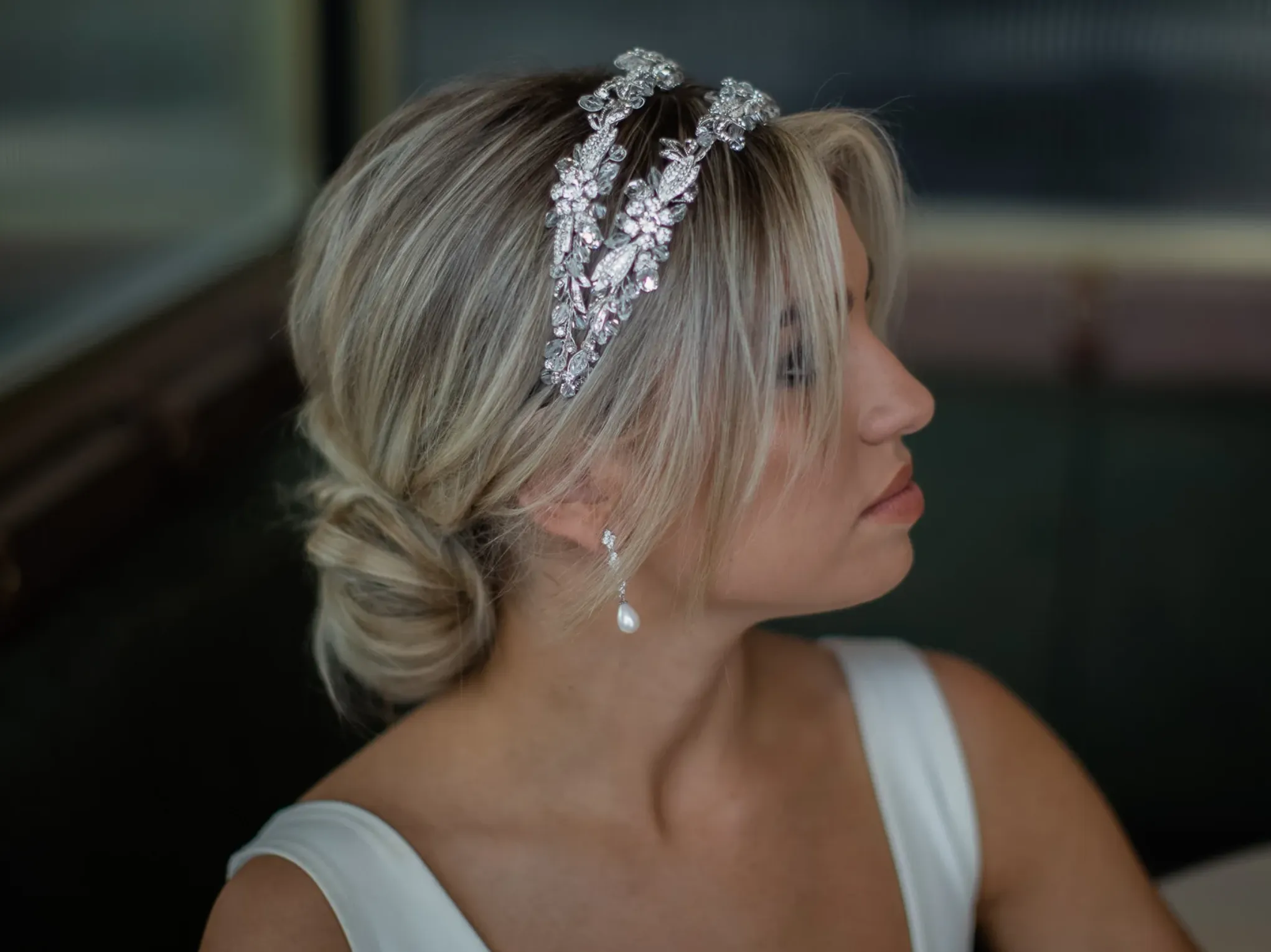 Vera - Statement Pearl Drop Bridal Earrings