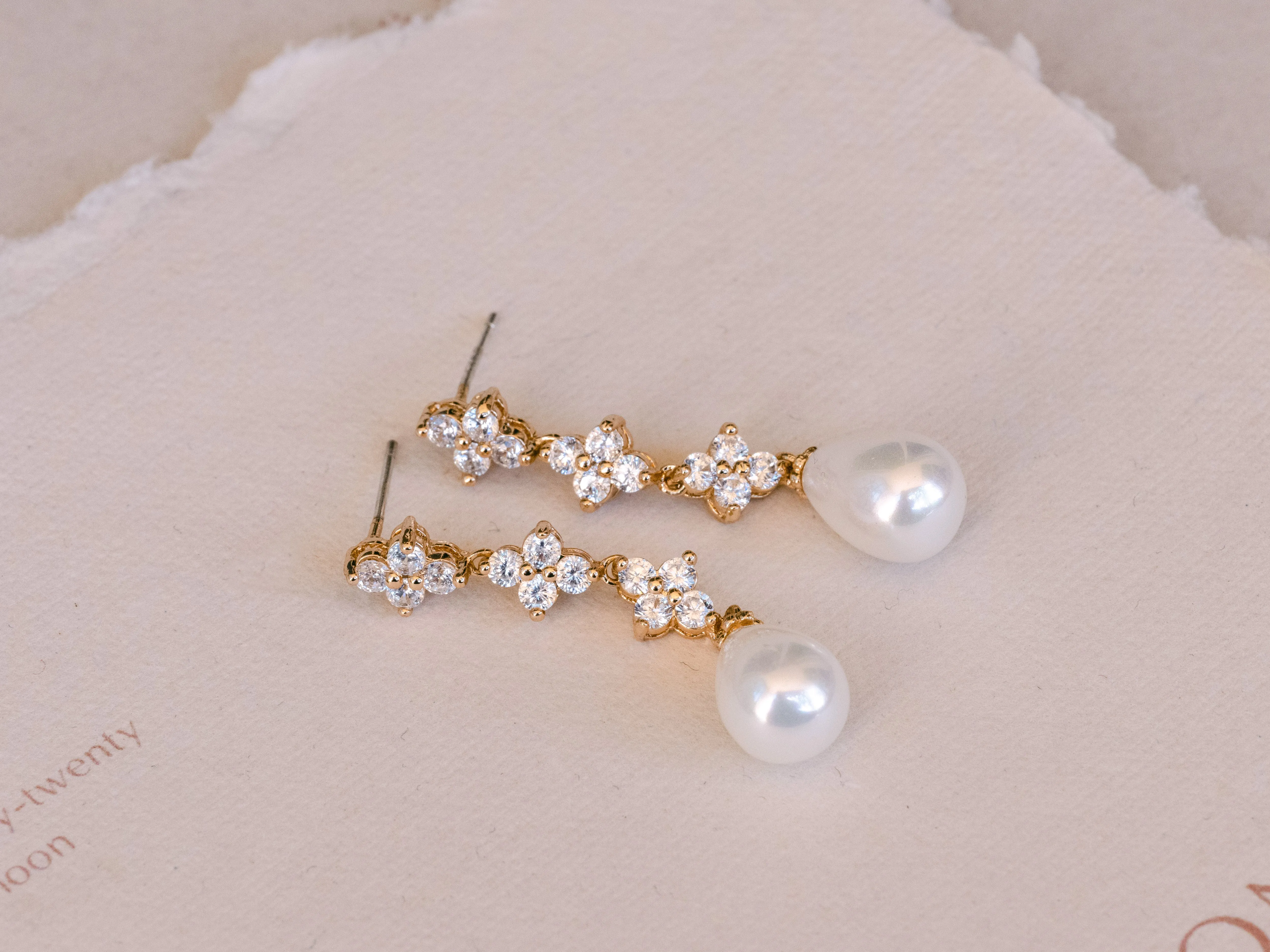 Vera - Statement Pearl Drop Bridal Earrings