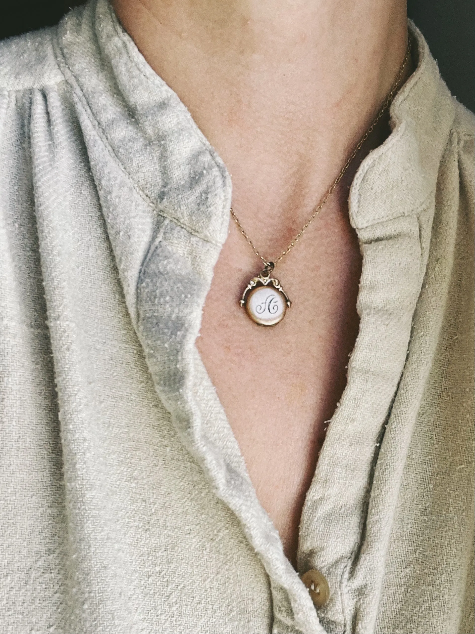 Victorian Single Initial Locket
