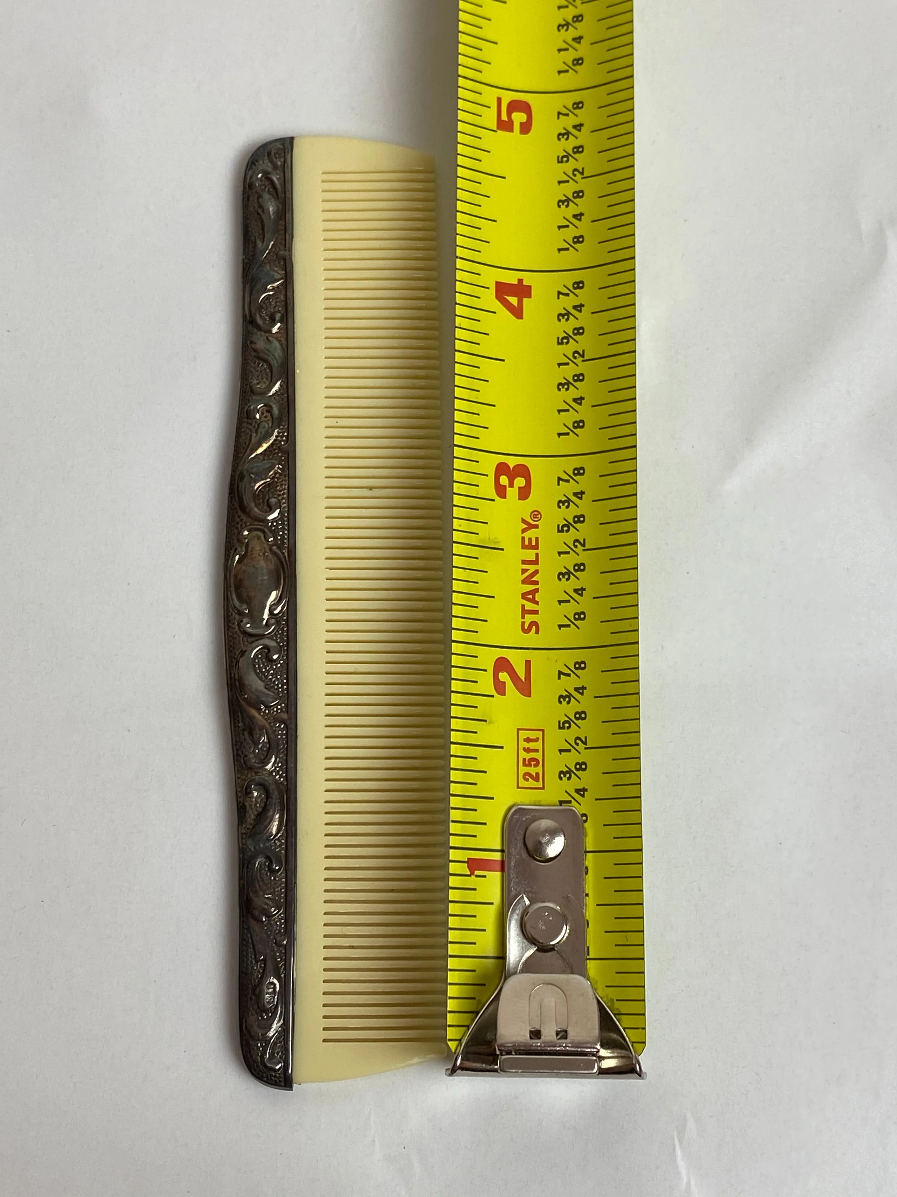 Vintage Silver Comb