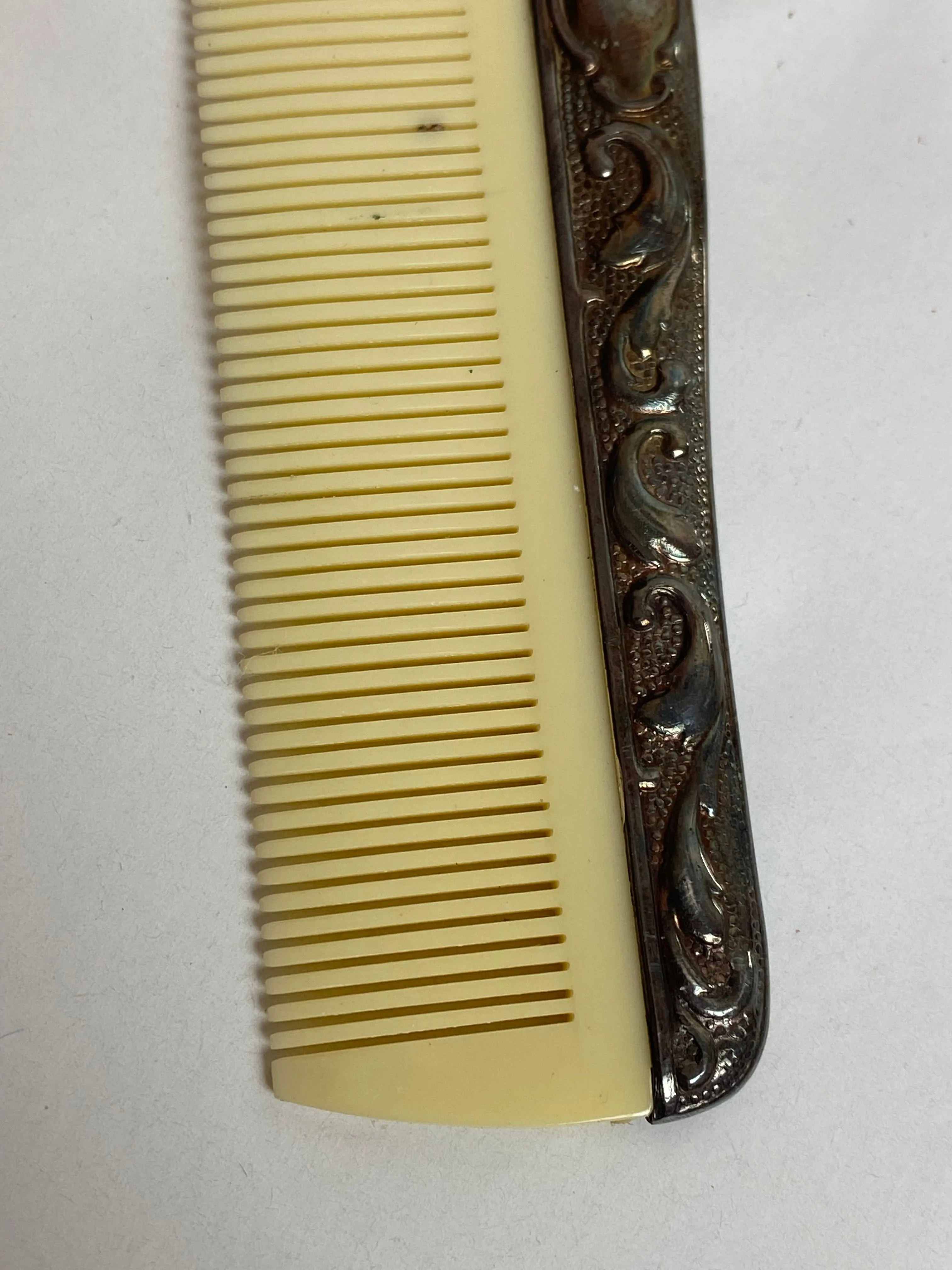 Vintage Silver Comb