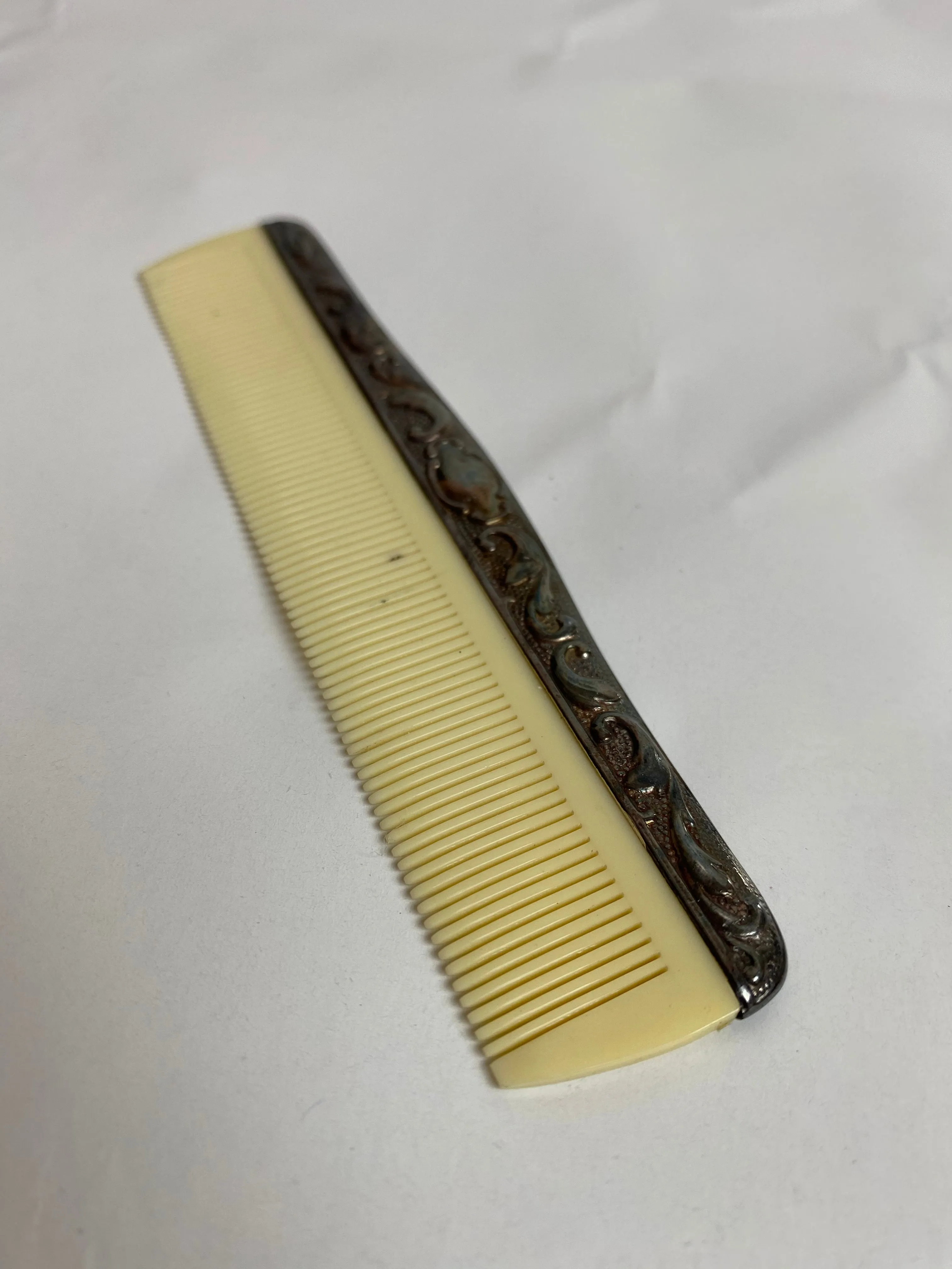 Vintage Silver Comb