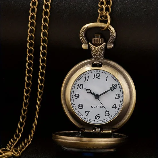 Vintage Style Trump 2024 Election Memorial Quartz Movement Pocket Watch