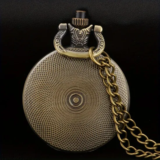 Vintage Style Trump 2024 Election Memorial Quartz Movement Pocket Watch