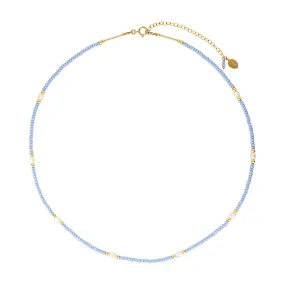 Violet Choker Necklace - Pearl