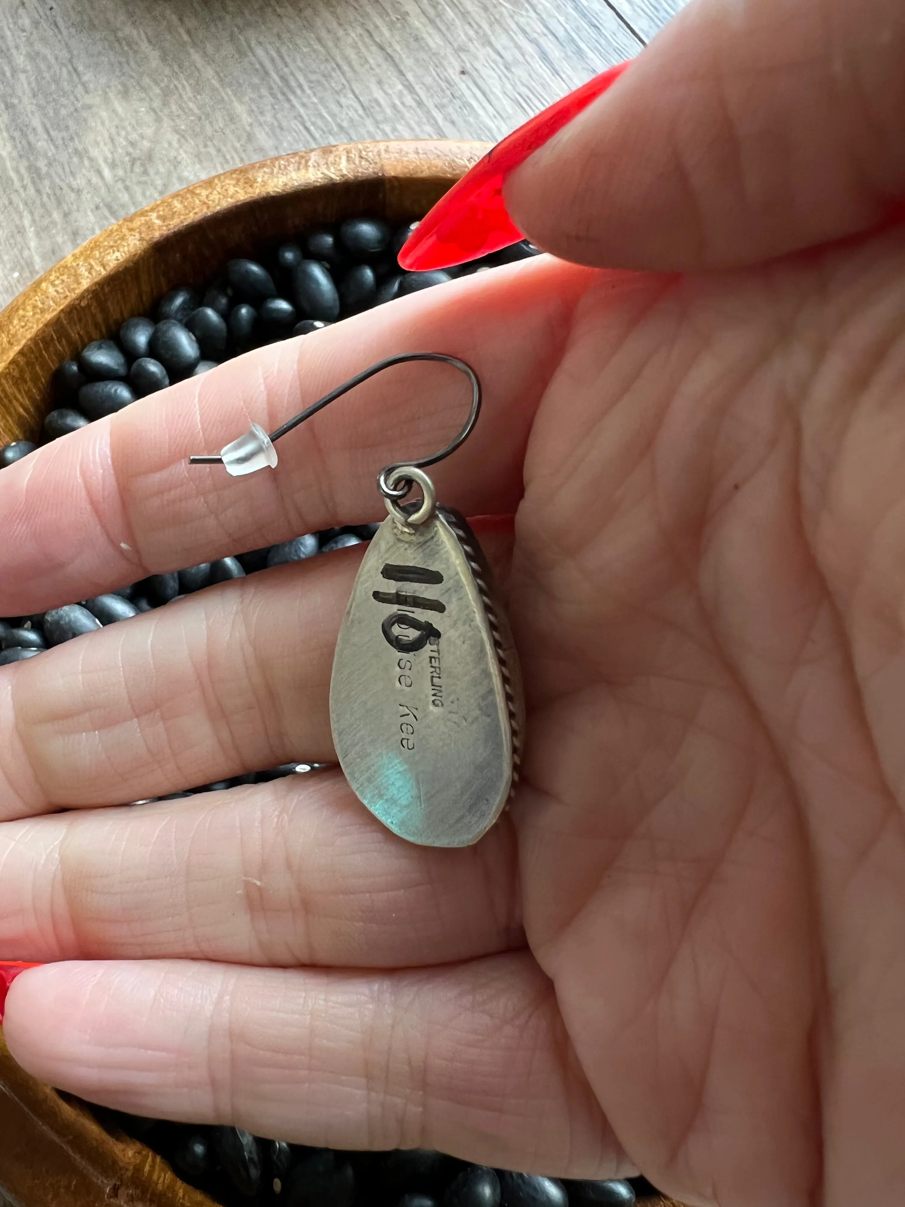 White Buffalo Earrings