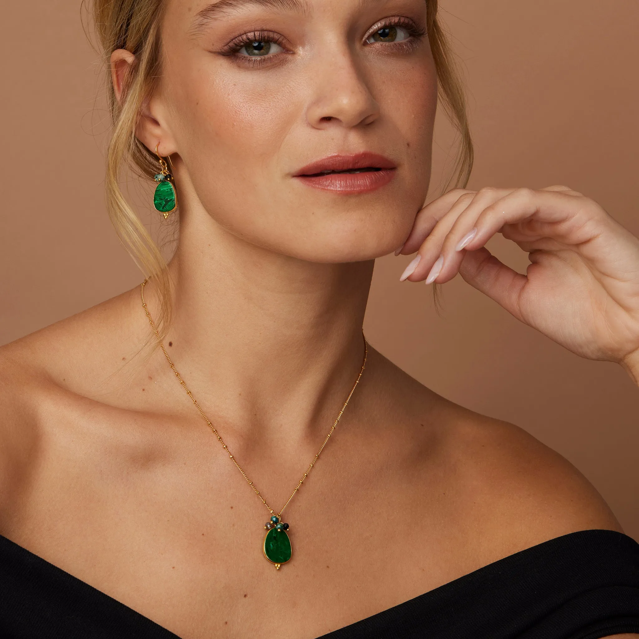 Willow Green Earrings