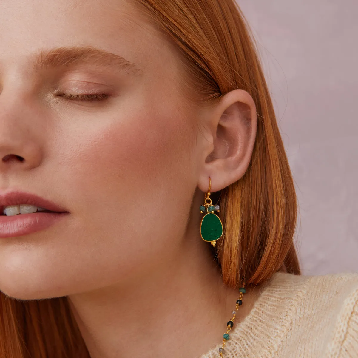 Willow Green Earrings