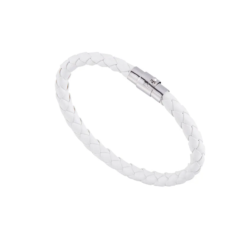 Woven Bracelet Studded Leather Couple Bracelet
