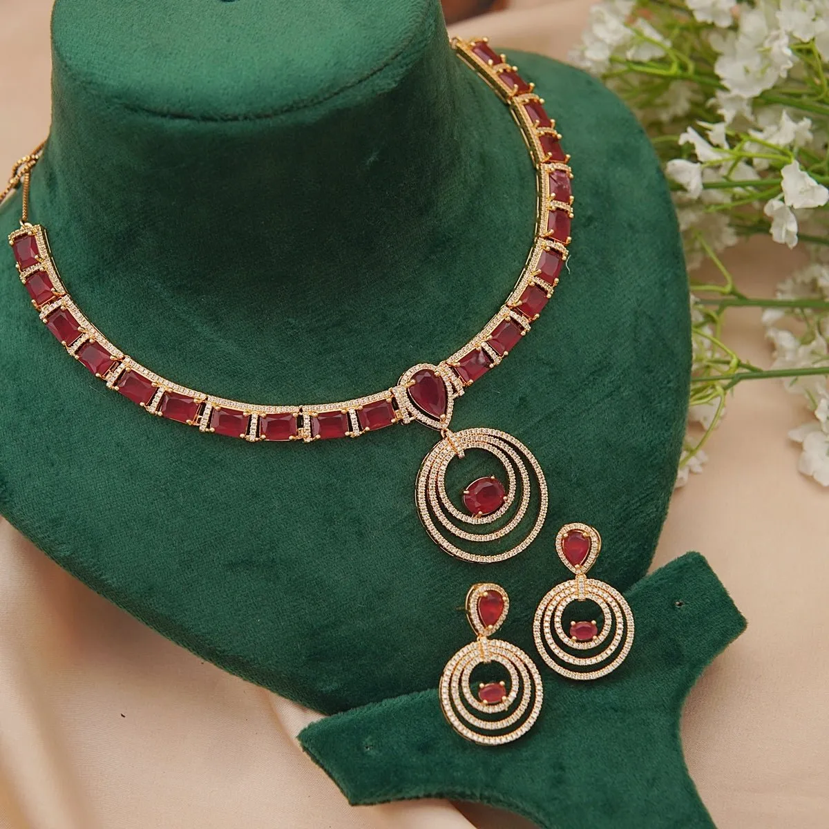Zirconia Tiara Set