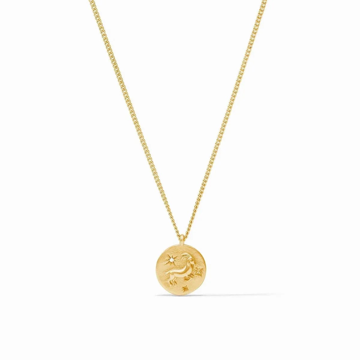 Zodiac Delicate Necklace - Capricorn - Cubic Zirconia