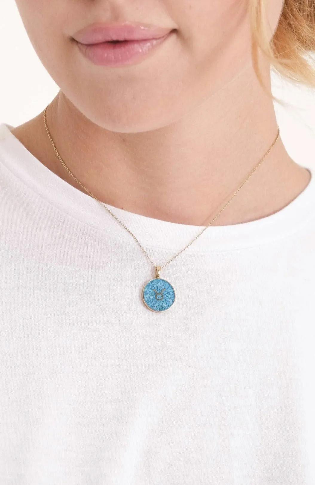 Zodiac Gemstone Necklace